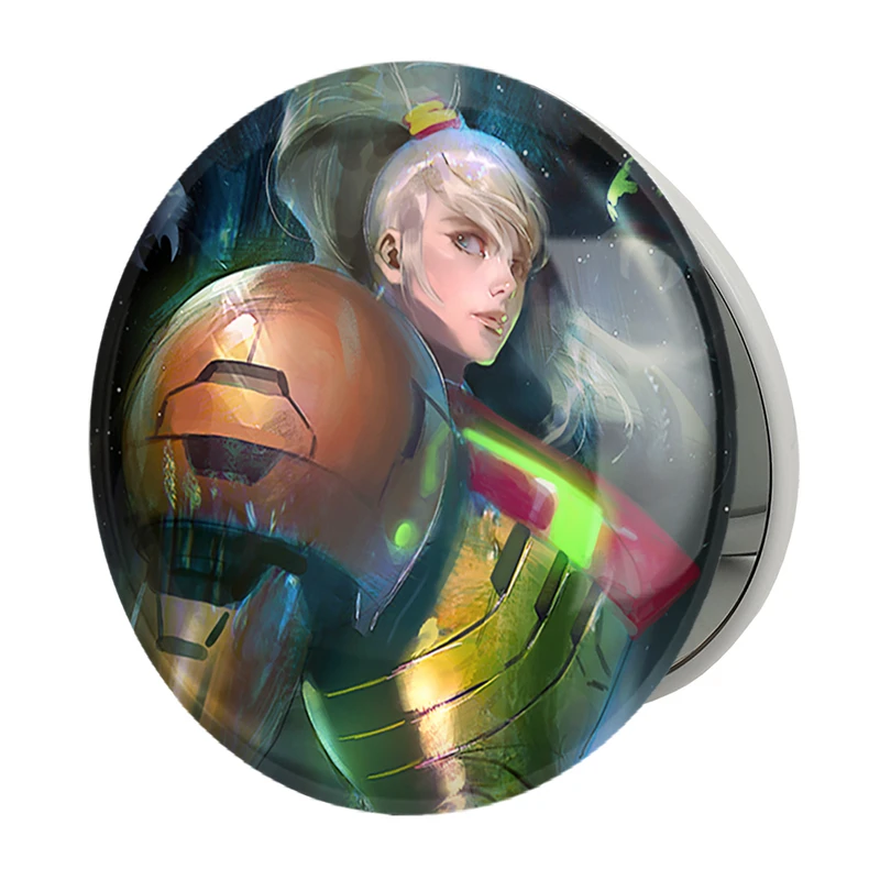 آینه جیبی خندالو طرح بازی متروید (Metroid) مدل تاشو کد 35684