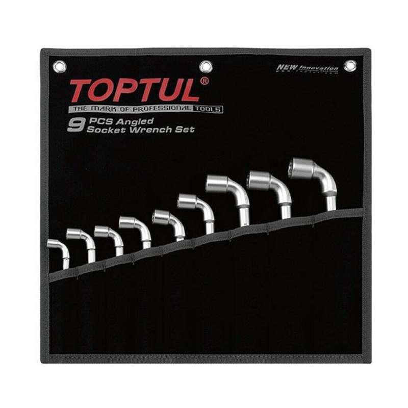 آچار بکس چپقی  تاپ تول مدل GPAQ0901 مجموعه 9 عددی