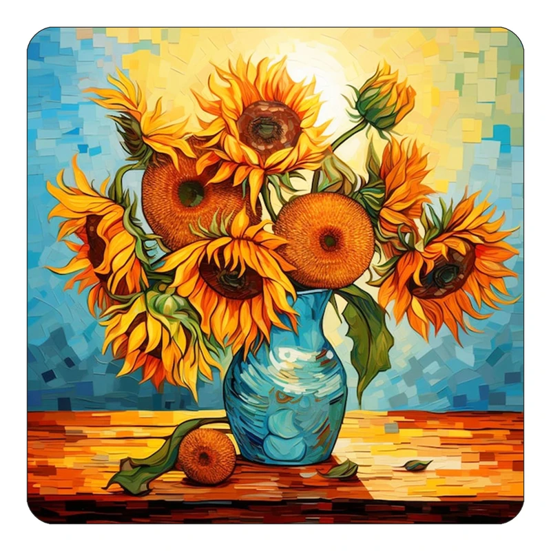 مگنت کاکتی طرح نقاشی رنگ روغن مدل mp72660