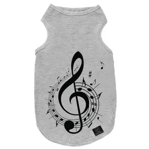 لباس سگ و گربه 27 طرح Musical Note کد MH934 سایز L