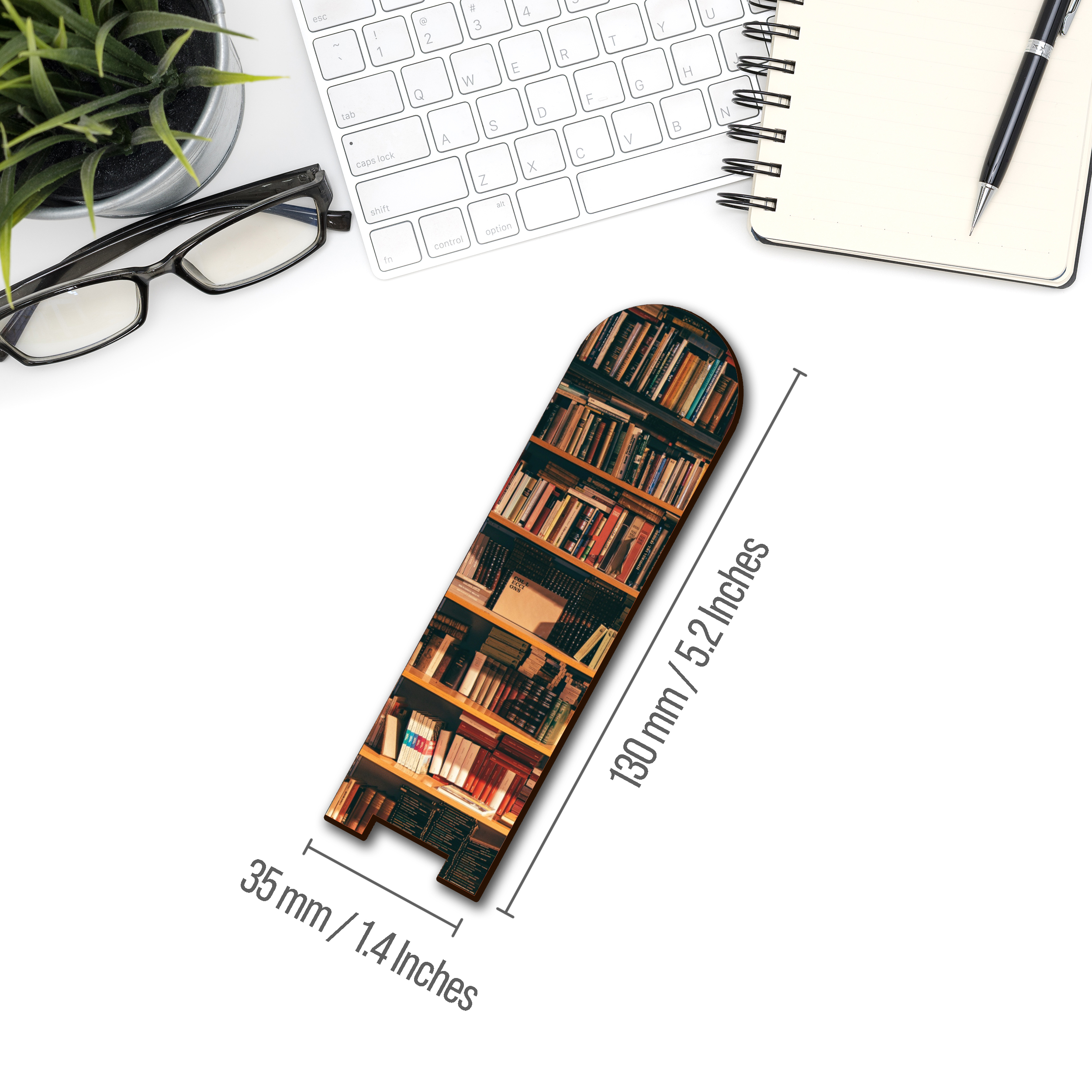 نشانگر کتاب لوکسینو مدل کتابخانه Bookland_6