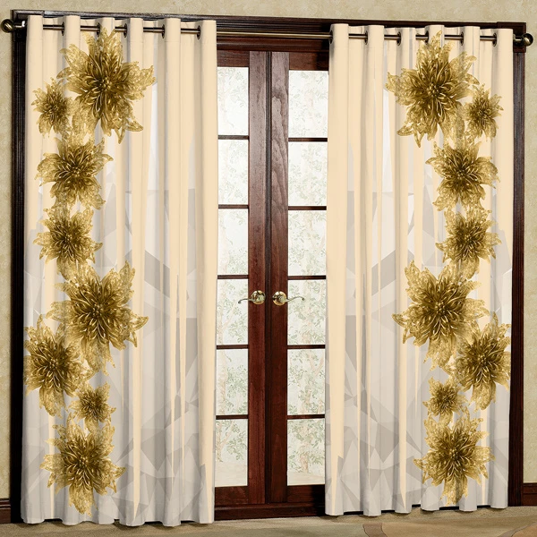 پرده مدل مخمل پانچی کد 7322 سایز 280x140 سانتی متر