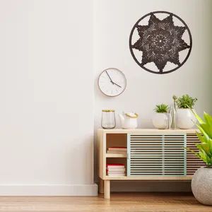 دیوارکوب بافتنی مدل نه گلبرگ