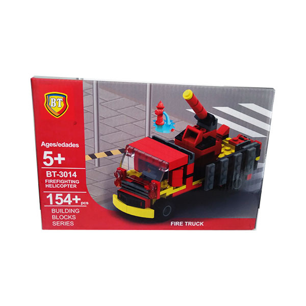 ساختنی طرح ماشین آتش نشانی مدل FIRE TRUCK-BT-3012