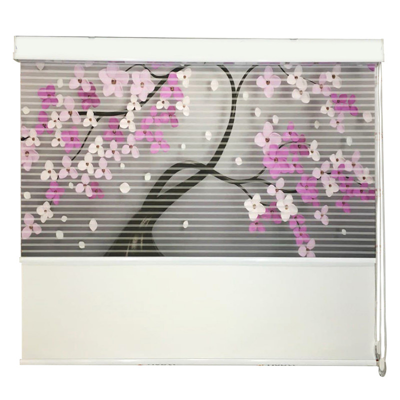 پرده زبرا شب و روز مدل PB-2 سایز 135x180 سانتی متر