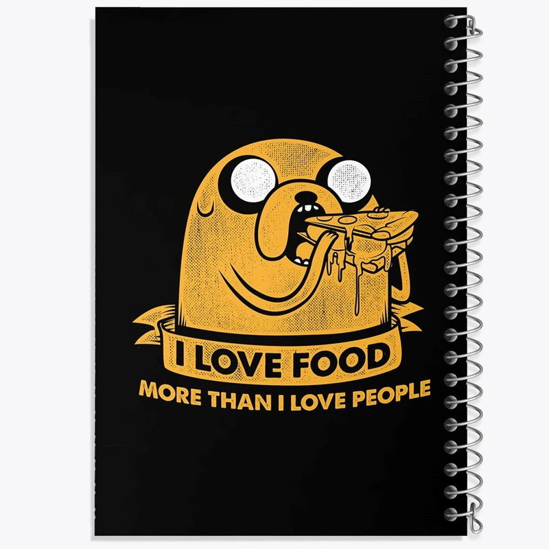 دفتر نت موسیقی 50 برگ خندالو مدل جیک وقت ماجراجویی Adventure Time کد 20833