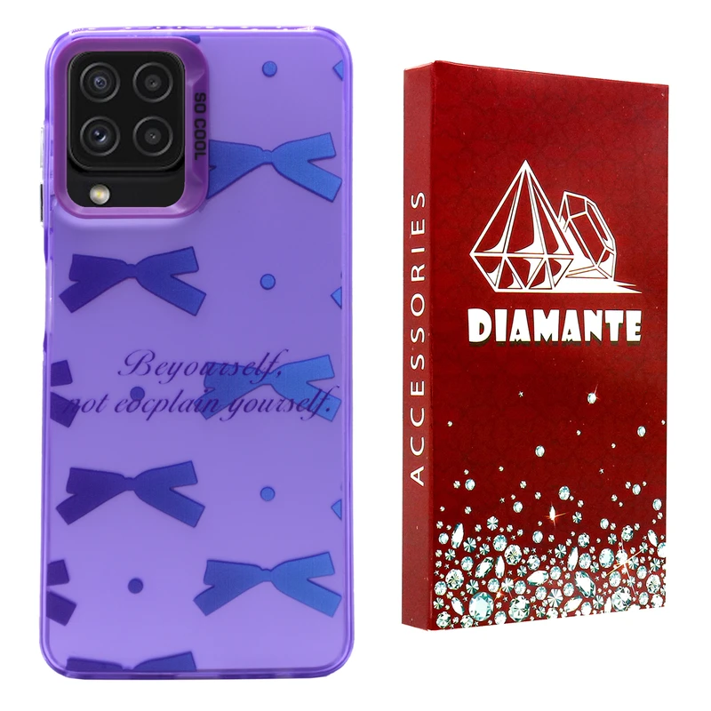 کاور دیامانته مدل Papillon Rd مناسب برای گوشی موبایل سامسونگ Galaxy A22 4G