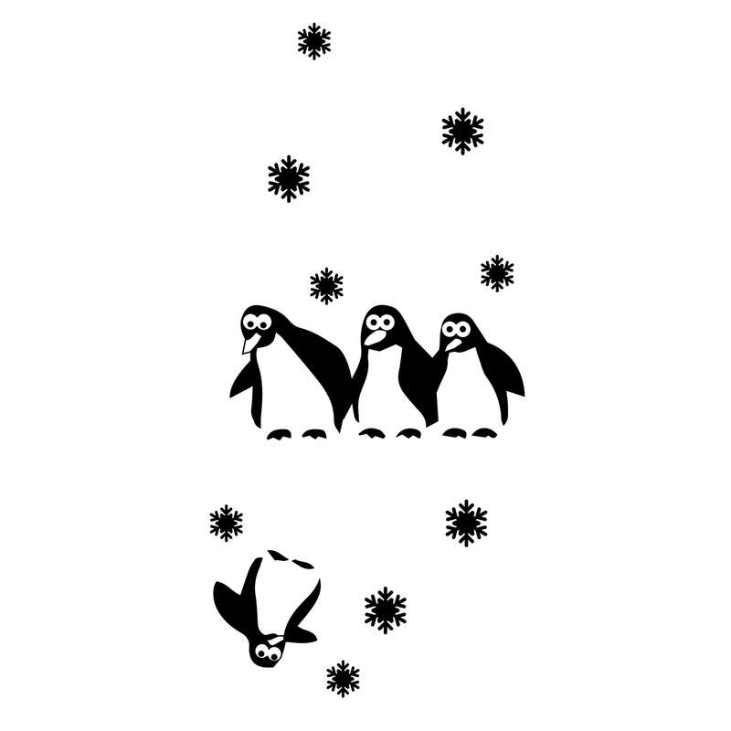 استیکر یخچال صالسو آرت طرح pinguin az استیکر یخچال صالسو آرت طرح pinguin az