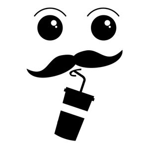 نقد و بررسی استیکر یخچال صالسو آرت طرح mustache drink az توسط خریداران