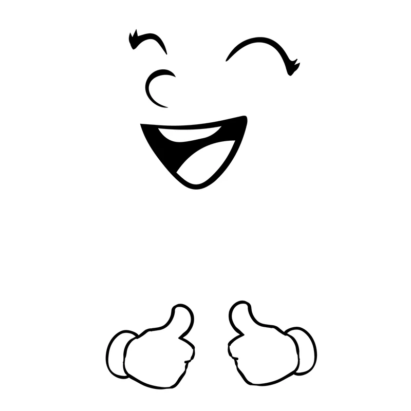 استیکر یخچال صالسو آرت طرح happy like az
