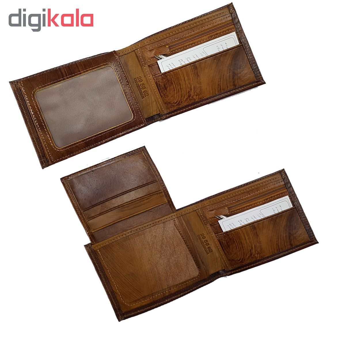 کیف پول مردانه چرم نگار طرح فروهر مدل CN-205062