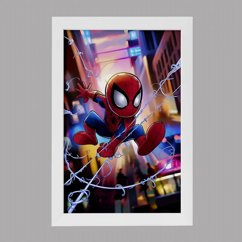 تابلو خندالو مدل مرد عنکبوتی (Spider Man) کد F6919