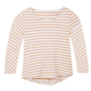 تی شرت آستین بلند دخترانه پیپرتس مدل راه راه ویسکوز کد AK-w14