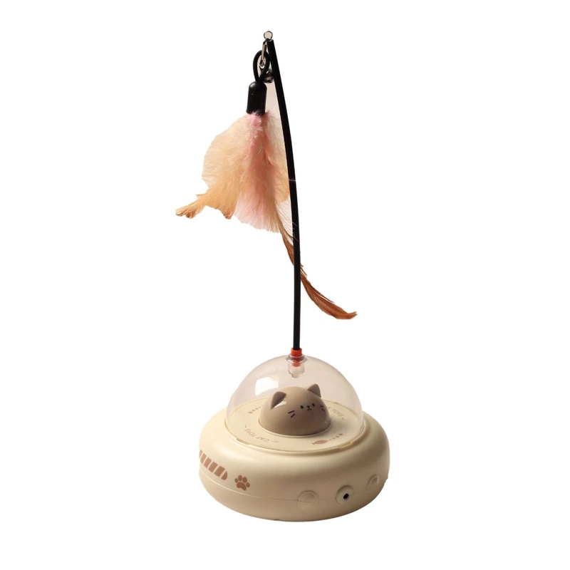 اسباب بازی سگ و گربه مدل یوفو لیزردار