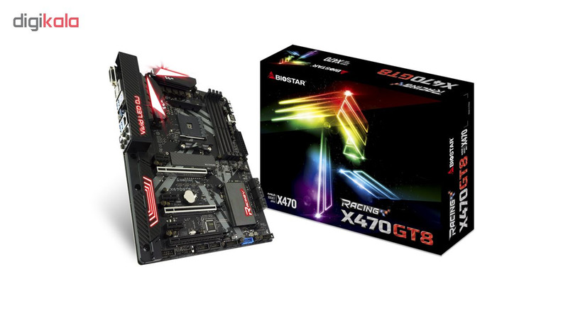 مادربرد بایوستار مدل X470GT8