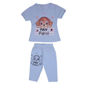 ست تی شرت و شلوار دخترانه مدل paw patrol کد 36