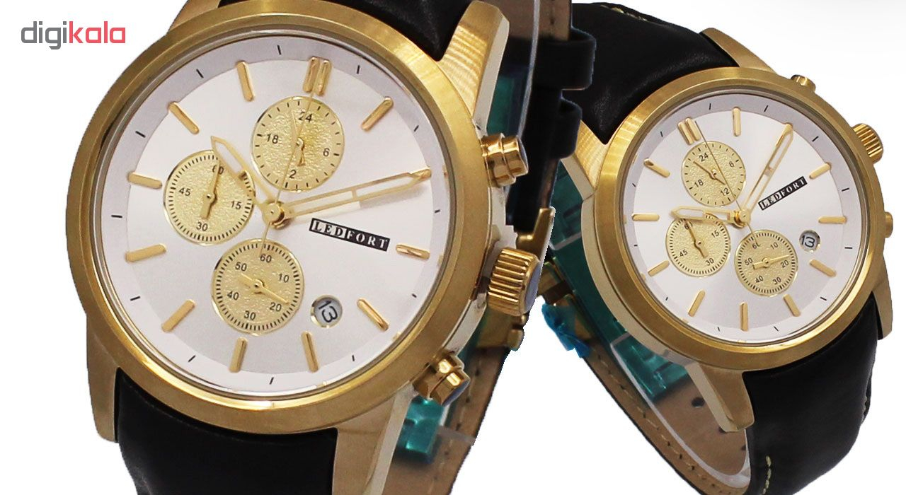 ساعت مچی عقربه ای زنانه لدفورت کد ZK-0024