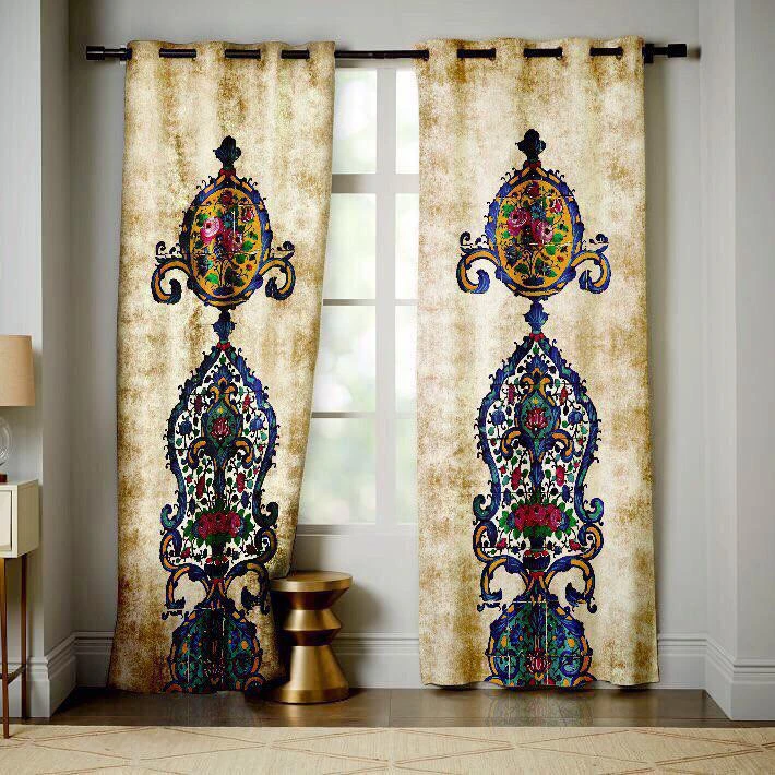 پرده مجموعه 2 عددي مدل Cc-016 كاتيا