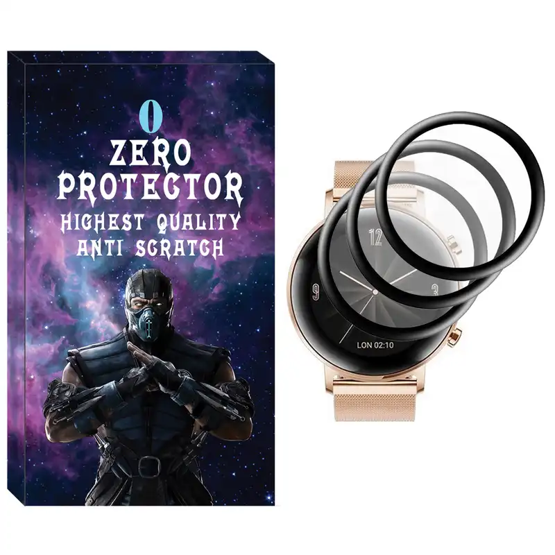 محافظ صفحه نمایش نانو زیرو مدل NZO مناسب برای ساعت هوشمند هوآوی Watch GT 2 42mm بسته سه عددی