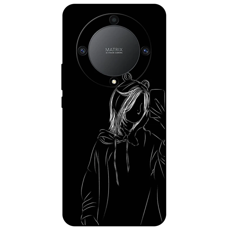 کاور مگافون طرح دخترانه مدل 1841 مناسب برای گوشی موبایل آنر Magic 5 Lite      