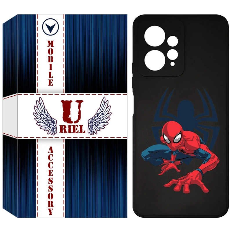 کاور یوریل مدل KSH کد 75 طرح اسپایدرمن مناسب برای گوشی موبایل شیائومی Redmi Note 12 4G