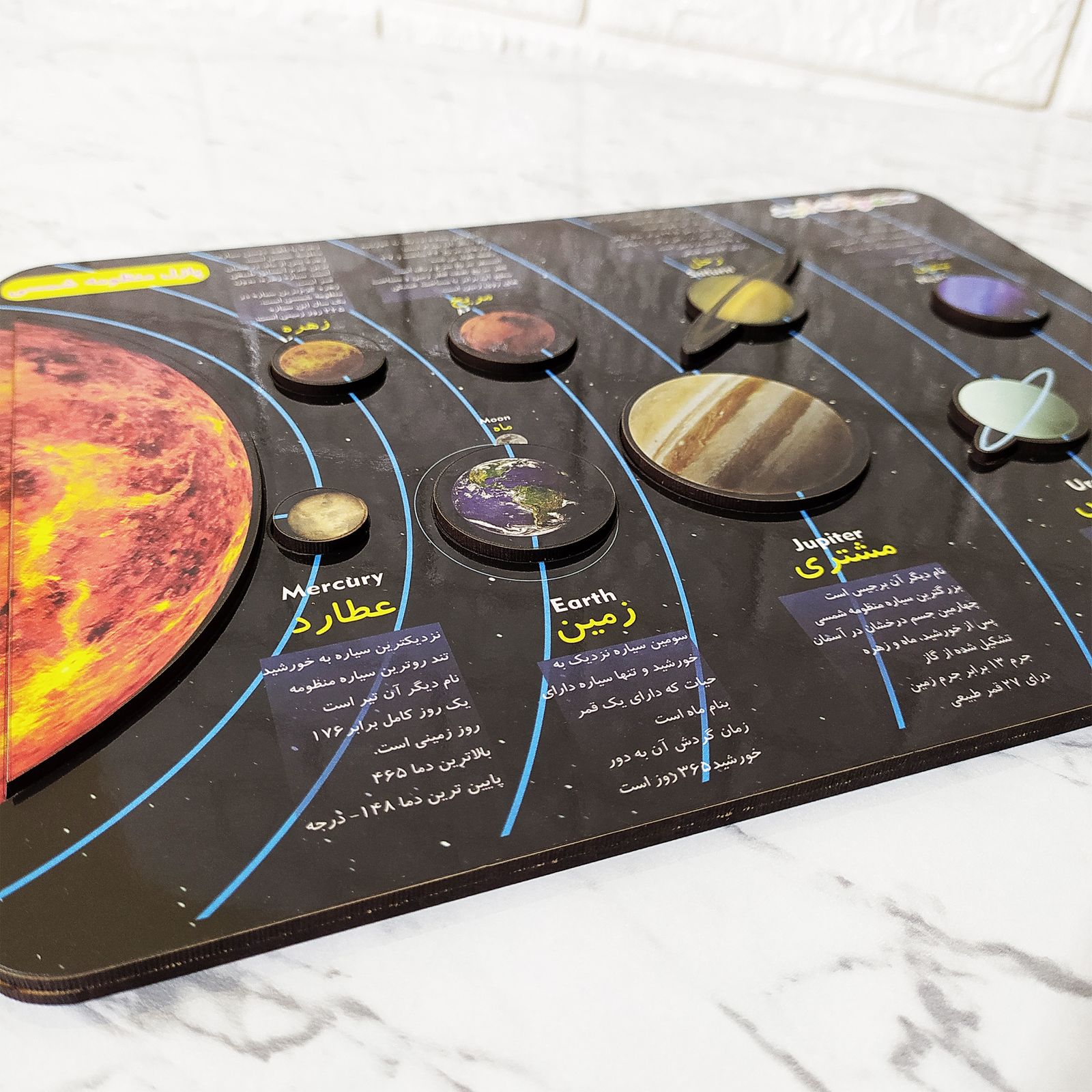 بازی آموزشی محصولات امید مدل منظومه شمسی -  - 2