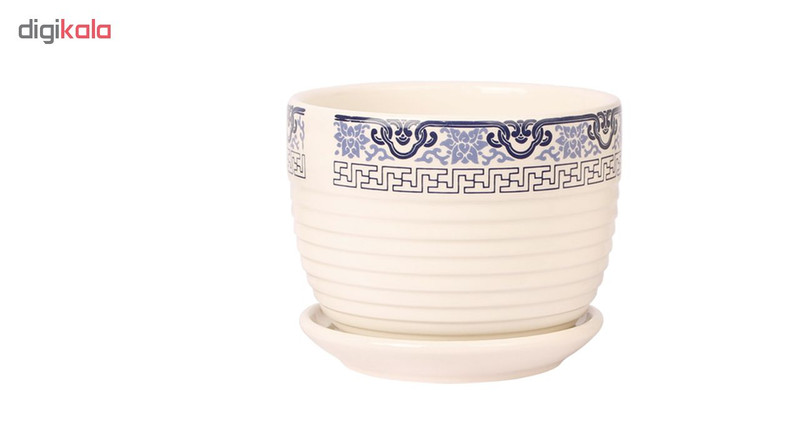 گلدان و زیر گلدانی طرح اسلیمی مدل 126-6-J مجموعه 3 عددی گلدان و زیر گلدانی طرح اسلیمی مدل 126-6-J مجموعه 3 عددی