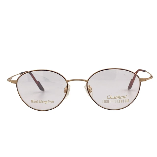 فریم عینک طبی بیضی چارمنت مدل CH8023 DA مناسب برای صورت بیضی، گرد