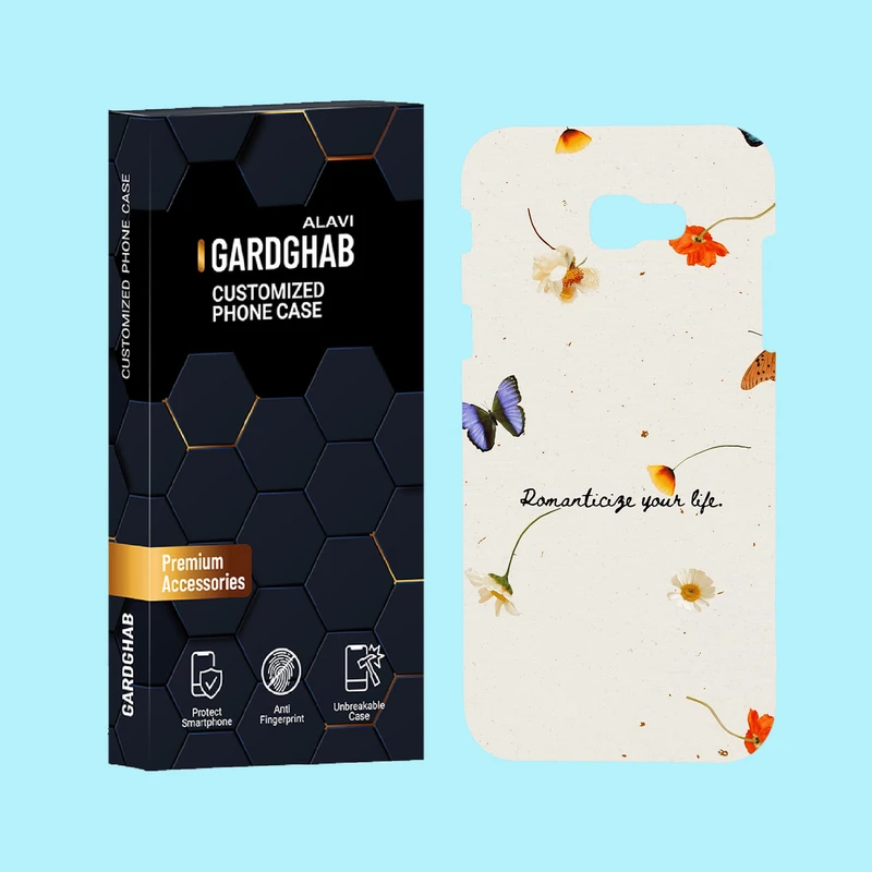 کاور گارد قاب علوی مدل عاشقانه مناسب برای گوشی موبایل سامسونگ Galaxy A720 / A7 2017