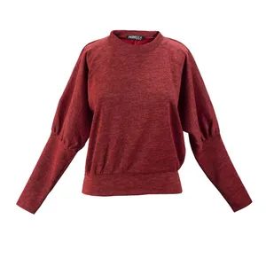 بلوز آستین بلند زنانه ربکا کد 7102 رنگ قرمز