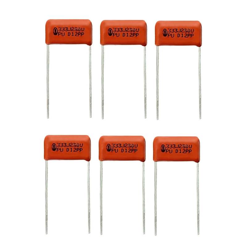 خازن 33 نانوفاراد 250 ولت مدل TPC-333250 بسته 6 عددی