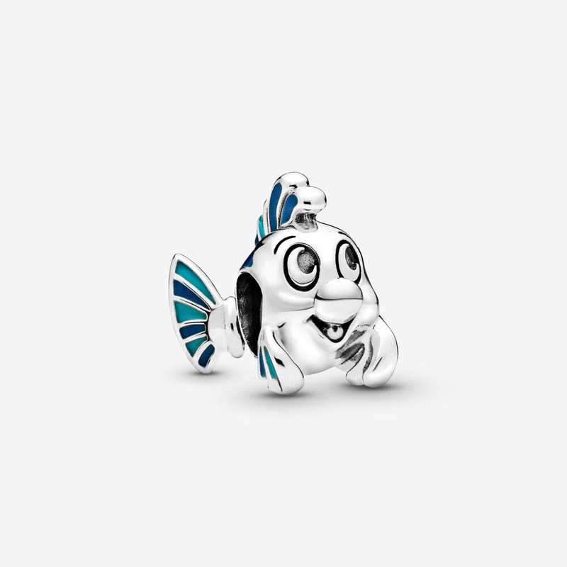 آویز گردنبند نقره زنانه پاندورا مدل The Little Mermaid Flounder