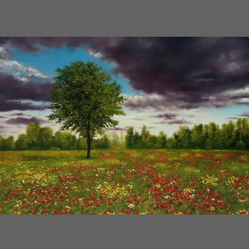 نقاشی رنگ روغن مدلA123