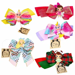 گیره مو دخترانه مدل بارابِن کد LUX مجموعه 5 عددی