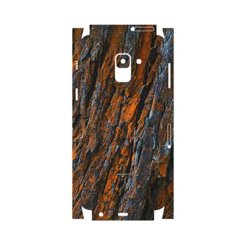برچسب پوششی ماهوت مدل Wood Texture 6-FullSkin مناسب برای گوشی موبایل سامسونگ Galaxy A8 2018