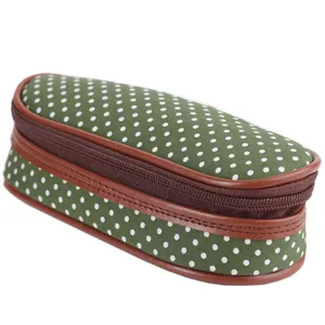 کیف عینک طرح خالخالی کد G04