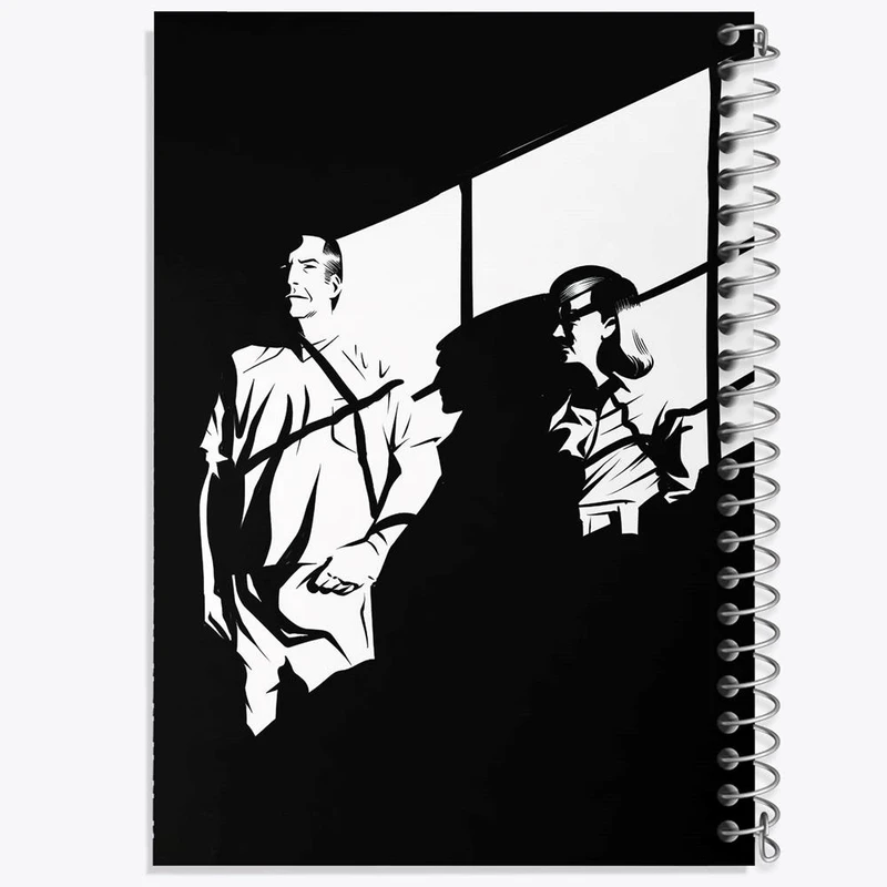 دفتر مشق 50 برگ خندالو مدل سریال بهتره با سال تماس بگیری Better Call Saul کد 29775