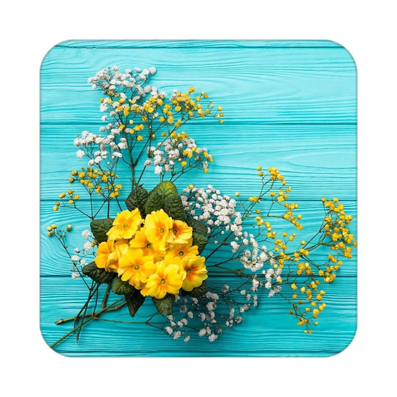 زیر لیوانی کاکتی طرح گل مدل mp17344