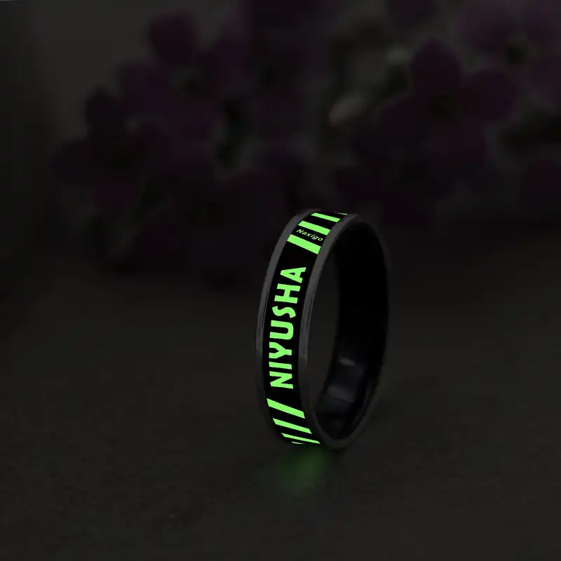 انگشتر ناکسیگو مدل شب تاب طرح نیوشا کد RB15828