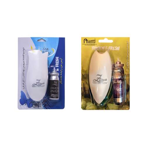 دستگاه خوشبو کننده هوا زوا مدل K500 به همراه اسپری خوشبو کننده هوا بسته دو عددی