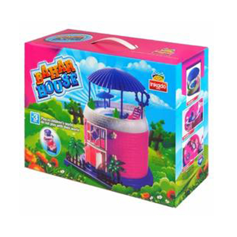 ست اسباب بازی لوازم خانه مدل خانه بهار 3 طبقه کد 9005