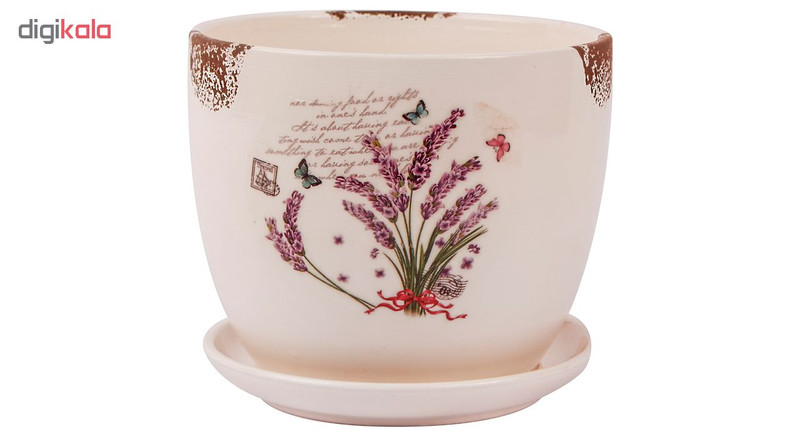 گلدان و زیر گلدانی مدل 126-4