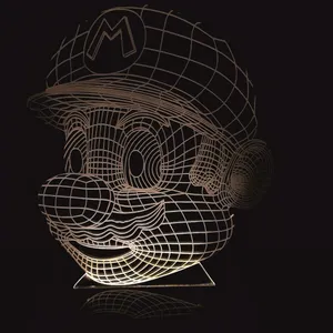 چراغ خواب کودک طرح کارتونی ماریو