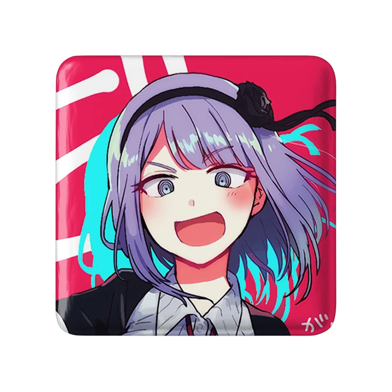 مگنت خندالو طرح شیداره انیمه داگاشی کاشی Dagashi Kashi  مدل مربعی کد 22541