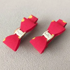 گیره مو دخترانه مدل پاپیون بسته دو عددی