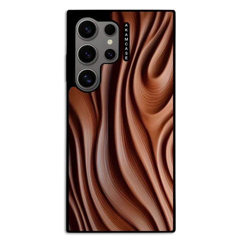 کاور آکام مدل AMC-WSGS24U-WOOD-6 مناسب برای گوشی موبایل سامسونگ Galaxy S24 Ultra