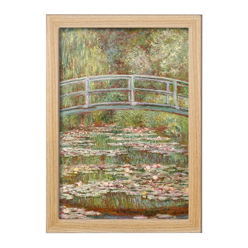 تابلو خندالو مدل برکه نیلوفر آبی کلود مونه کد 36843