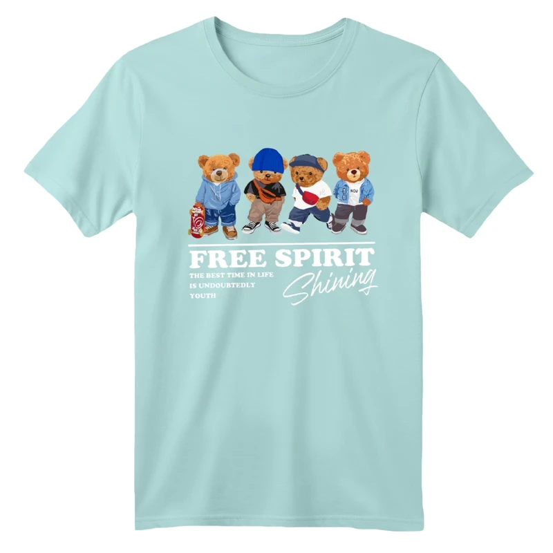 تی شرت آستین کوتاه بچگانه مدل خرس های شیک پوش