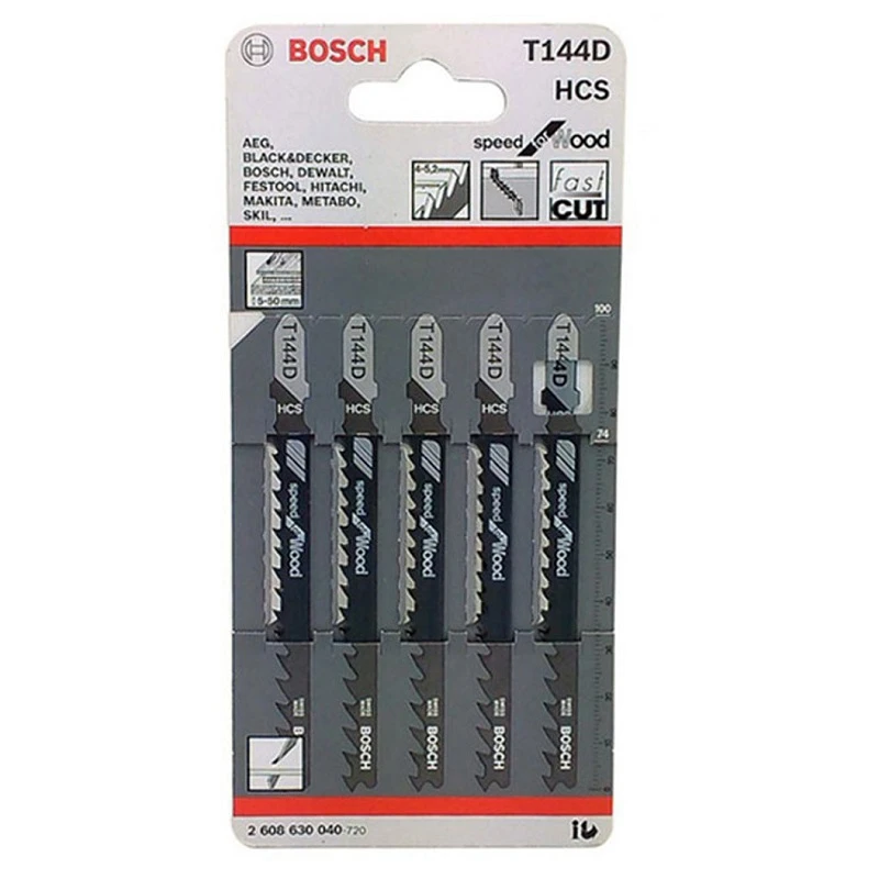 تیغ اره عمودبر چوب بوش مدل T144D بسته 5 عددی