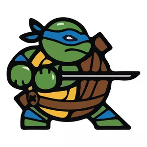 برچسب لپ تاپ پویا مارکت طرح لاکپشت های نینجا کد 1192